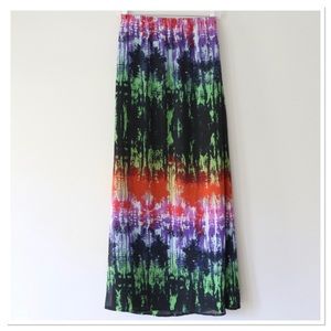Chaus Multicolor Maxi Skirt